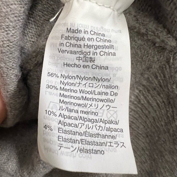 Madewell Long Wool Blend Cardigan Size XXL | Pink Peach & Gray - Picture 5 of 8